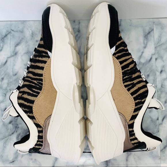 H&M Chunky Animal Print Sneakers 8.5 - Picture 10 of 12